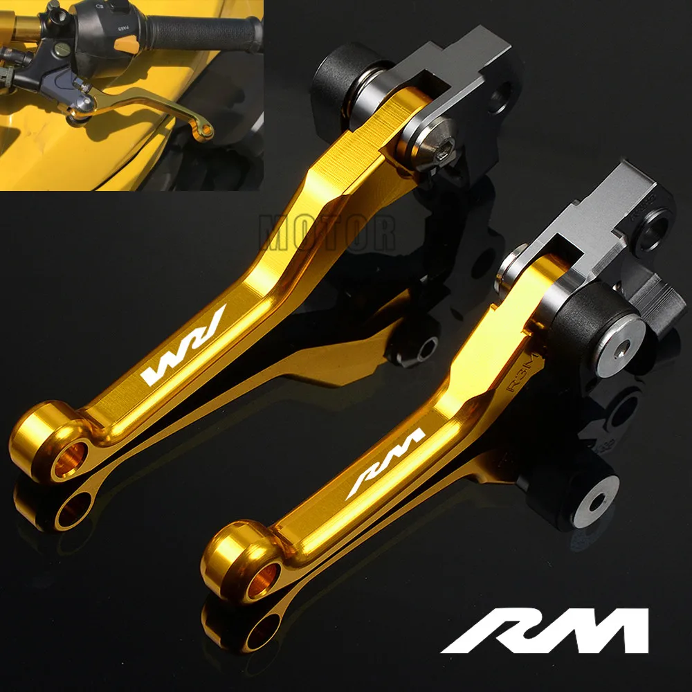 

For Suzuki RM85 05-17 RM125/RM250 96-08 RM 85/125/250 CNC Aluminum Motorcycle Dirt Pit Bike Motocross Pivot Brake Clutch Levers