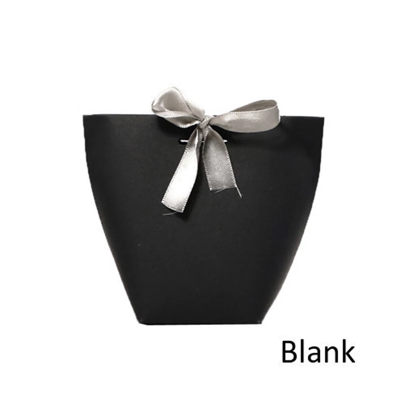 black blank S 5 шт. высококлассные черно-белые бронзовые "Merci" конфеты мешок французский спасибо свадебный подарок коробка посылка день рождения любимые пакеты S L Размер - Цвет: black blank S