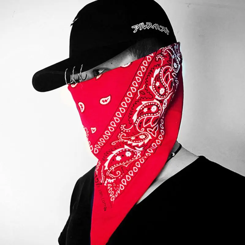 Хлопчатобумажный квадратный шарф унисекс в японском стиле Харадзюку винтажная