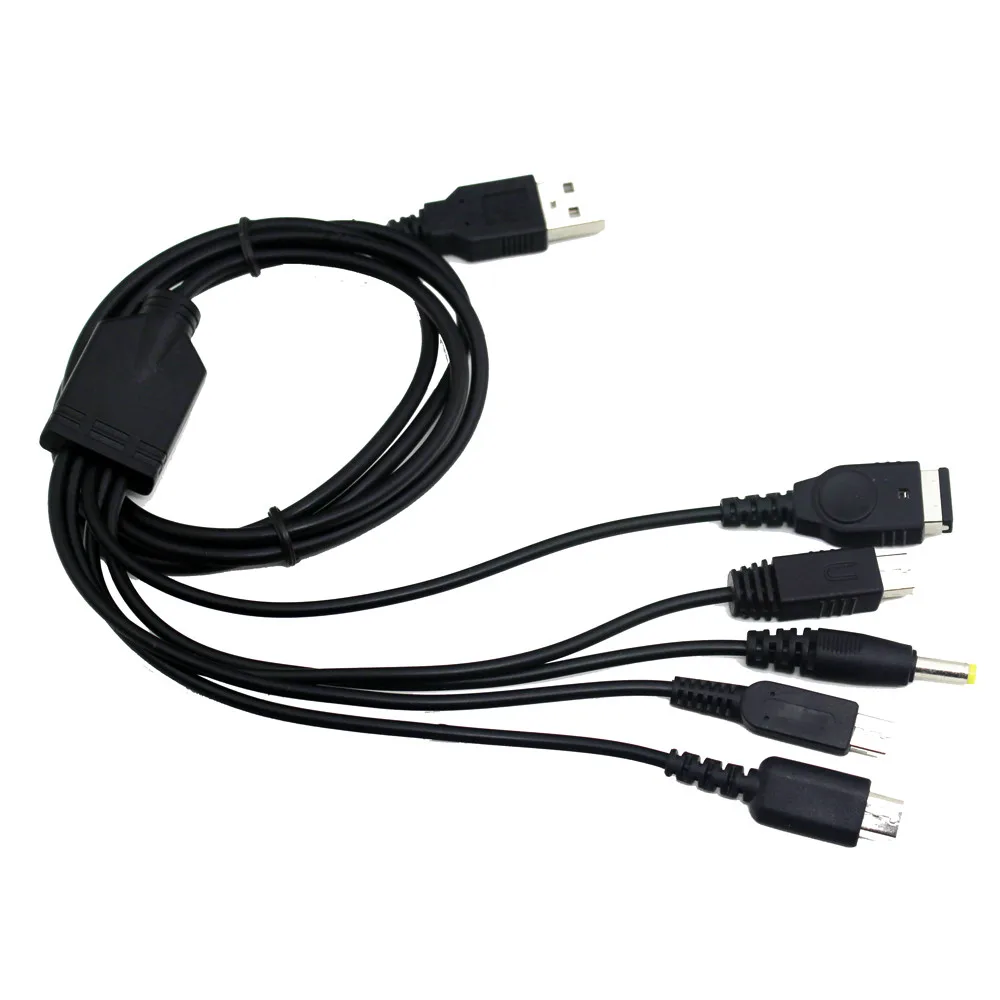 5 в 1 USB-кабель для зарядки и передачи данных шнур игровой консоли Sony PSP зарядное