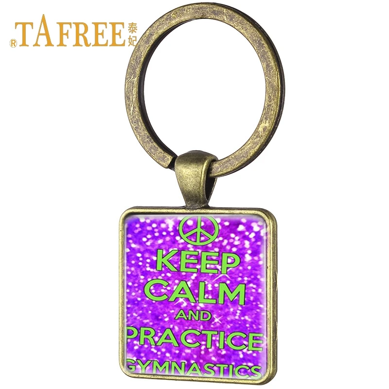 TAFREE модные красочные площадная брелок для женщин Подвески любителей спорта