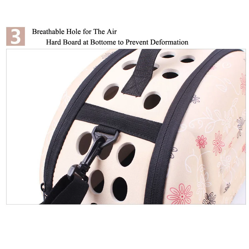 Портативная складная сумка для собак из ЭВА размер L путешествий кошек щенков