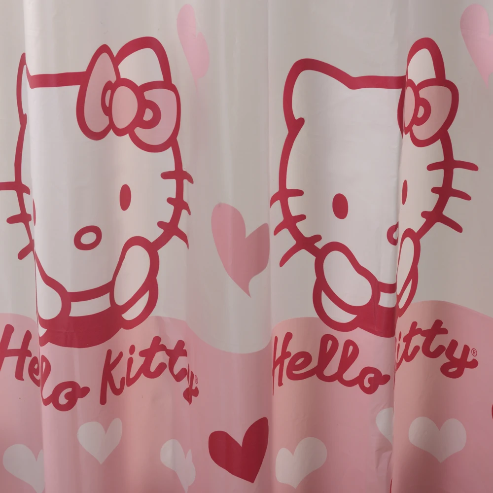 Полупрозрачная Водонепроницаемая занавеска для душа Happy Tree PEAV розовый цвет