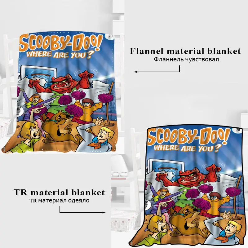 HEARMNY Scooby Doo 02 одеяло одеяла для сна Йога офис диван одеяло покрывало для кровати путешествия теплое покрывало одеяло s