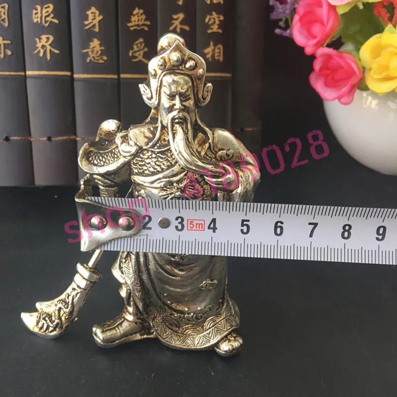 Чистая белая медь Wu God of wealth игровой нож Guan Gong украшения ручной работы коллекция