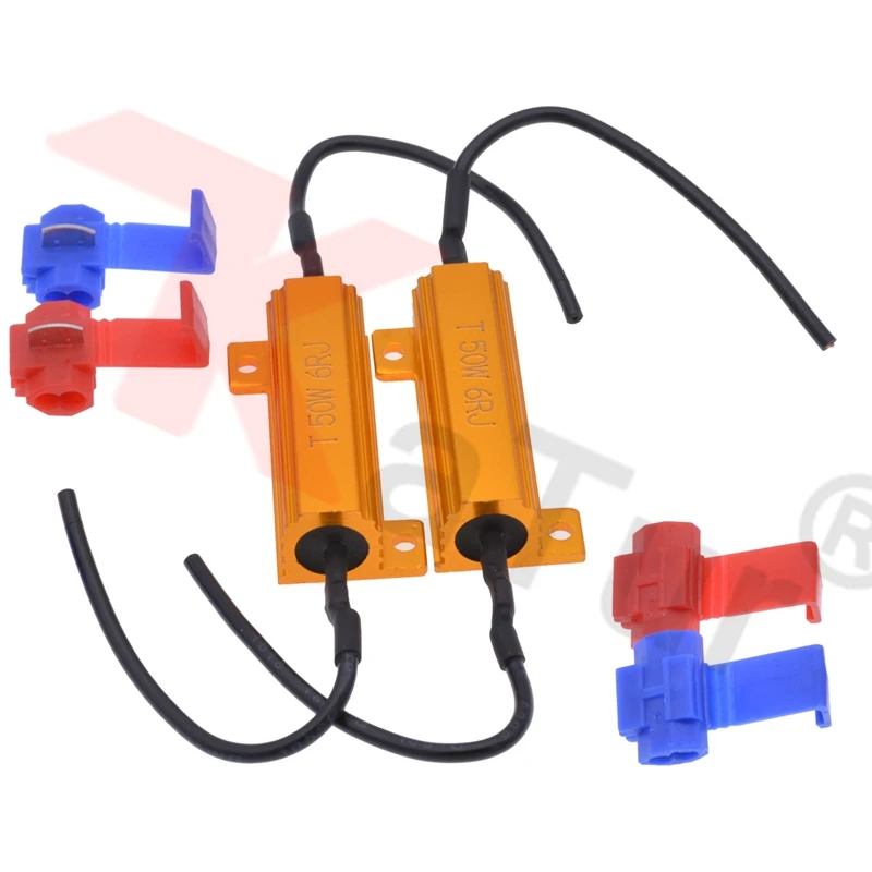 2 шт. DIY Canbus Ошибка отдельный декодер Предупреждение Canceller анти мерцание резистор