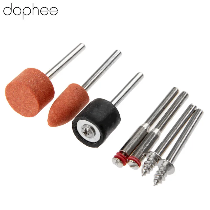 

dophee 262Pcs Dremel Accessories Rotary Tool Accessory Set for Cutting Grinding Wheel Sanding Disc Polishing Pad 1/8 Inch Shank