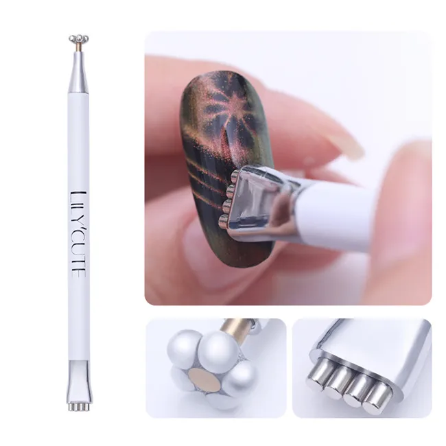 magnetic stick 1 LILYCUTE 5 мл светящийся Гель-лак для ногтей кошачий глаз магнит 7D Гибридный лак Полупостоянный лак для ногтей - Цвет: magnetic stick 1