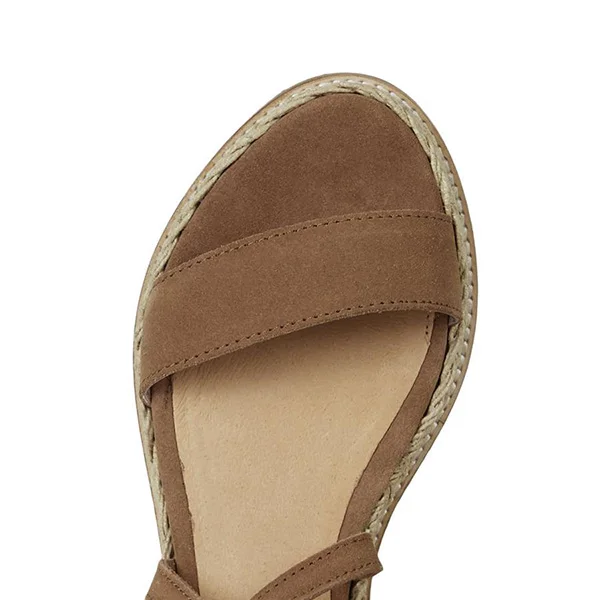 Новинка 2018 года Модные женские эспадрильи на плоской танкетке босоножки