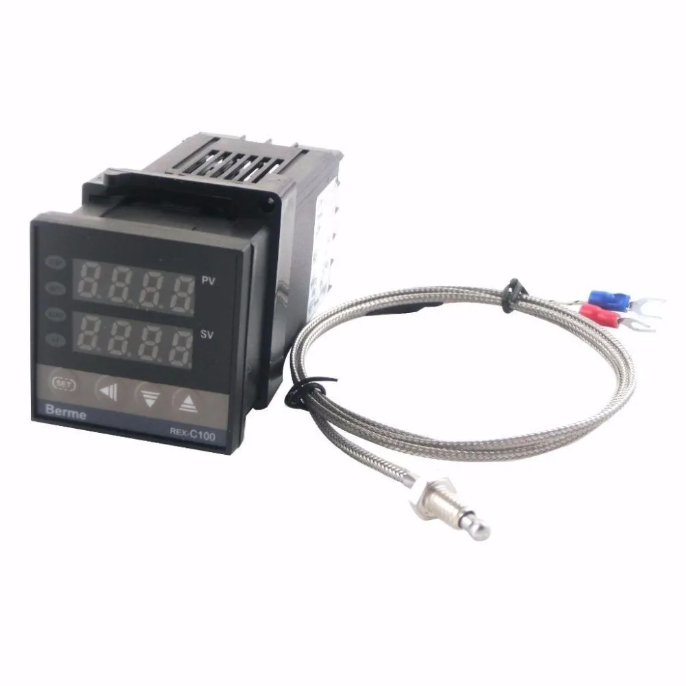 REX C100FK02 V * PID Температура контроллер Набор с 10DA/25DA/40DA/50DA/75DA твердотельные реле и 1M K
