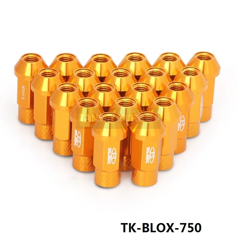 Колесные гайки Blox Кованые 7075 Алюминиевые Колесные гайки P 1,5/1,25, L: 50 мм 20 шт EP-BLOX-750-ALBZ