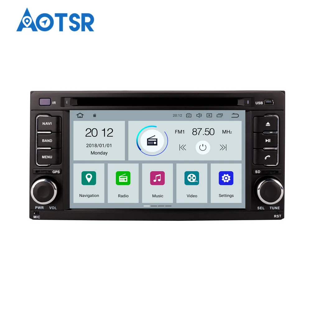 2 din Android 9 0 4 + 32 ГБ Автомобильный Радио Мультимедийный DVD плеер для Subaru Forester Impreza 2008