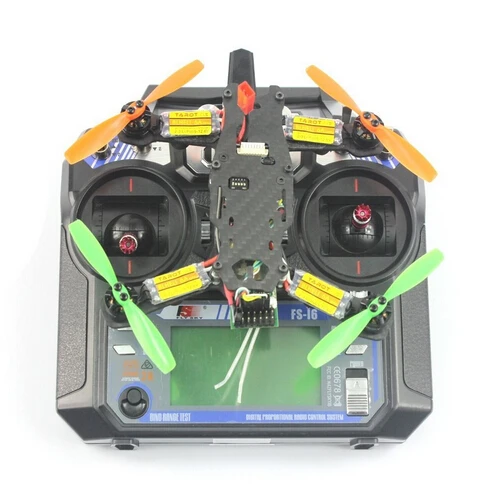 FPV 2 4G 6CH RC мини гоночный Квадрокоптер Дрон Таро 130 RTF Полный комплект TL130H1 CC3D 520TVL HD