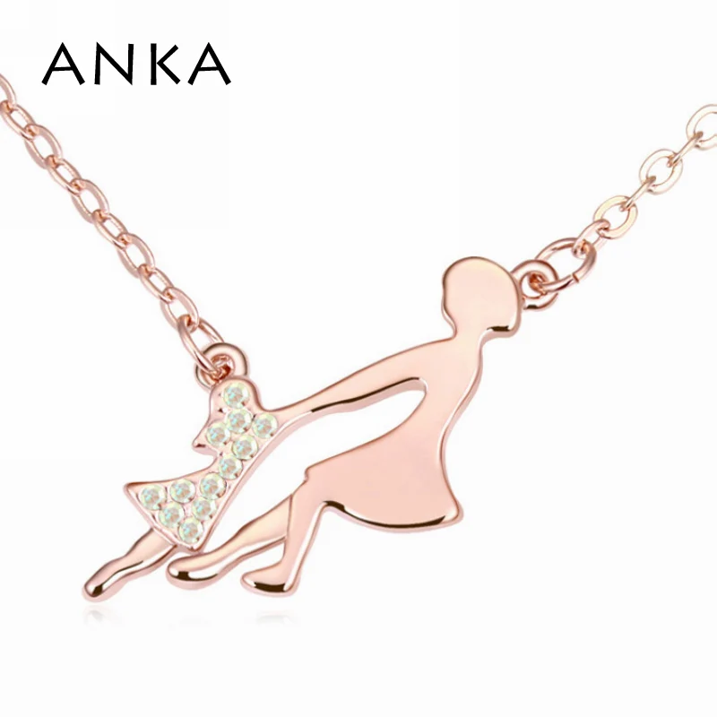 Счастливая мама и дочь ожерелье со стразами ювелирные изделия новые модные