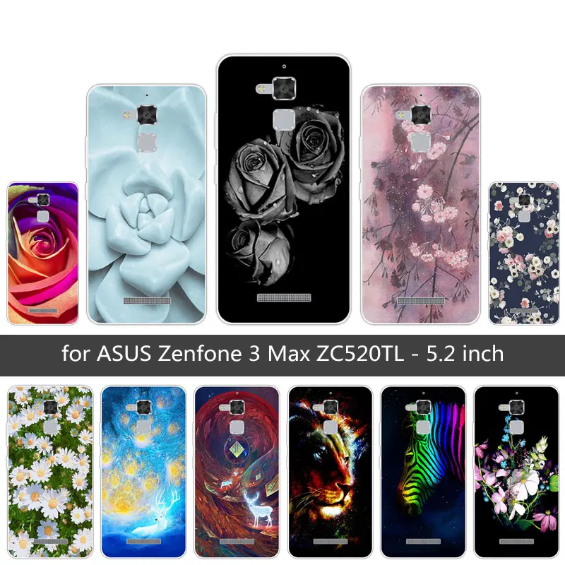 Мягкий цветной чехол из ТПУ для Asus Zenfone 3 Max ZC520TL X008D Zenfone3 Pegasus horse X008 5 2 дюйма |