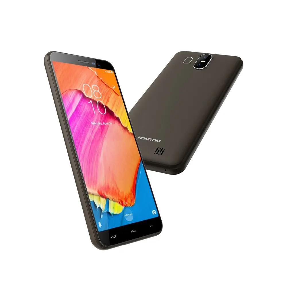 HOMTOM S17 мобильного телефона Android 8 1 5 &quot18:9 полный Дисплей MT6580 4 ядра 2 GB 16 смартфон Face