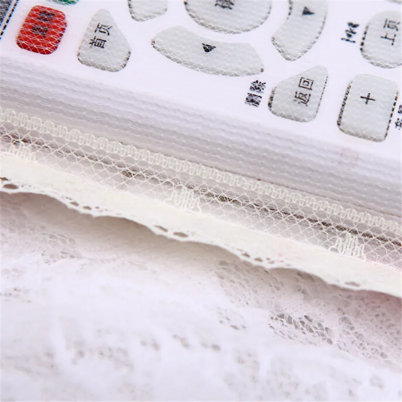 1Pc Home Air Conditioning and TV Remote Control Lace Bow-knot Protective Sleeve DVD Dust Cover Not Affect The Signal | Дом и сад