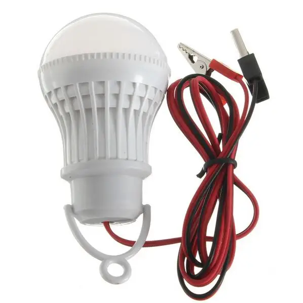 Светодиодный светильник E27 3W 5W 7W 9W 12W 15W 5730 SMD чистый белый свет DC12V провод для дома
