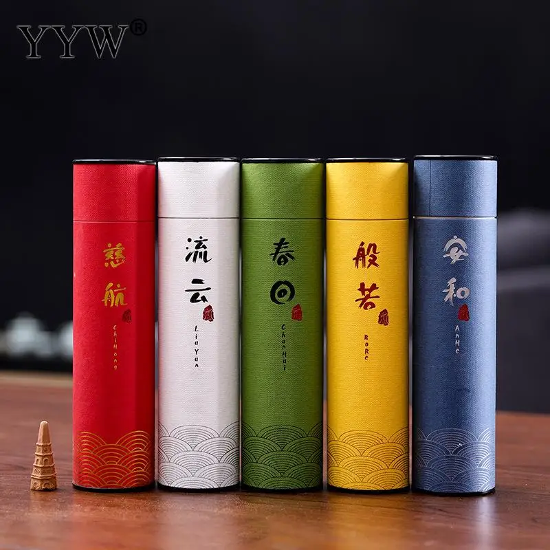 

40pc/Box Tower Incense Smoke Cone Incense Backflow Tower Incense Home Fragrance Aromatherapy Diffuser Environment Aromatizer