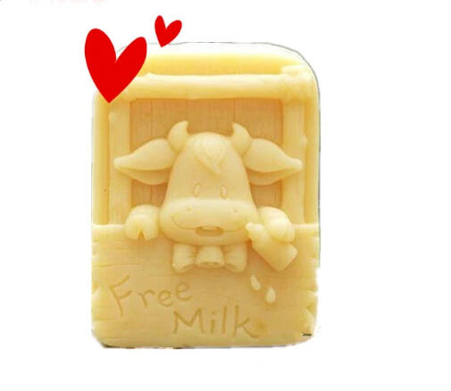 Бесплатная доставка DIY формы для коровьего мыла силиконовая форма украшения