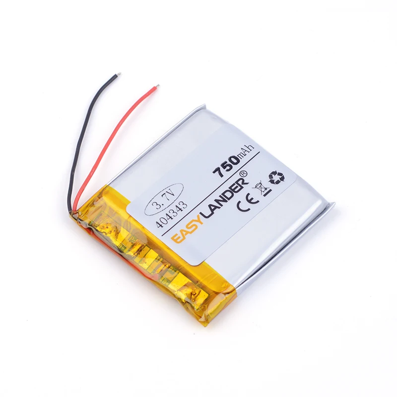 Полимерная литиевая батарея 404343 750 мАч для MP3 MP4 GPS качество товаров