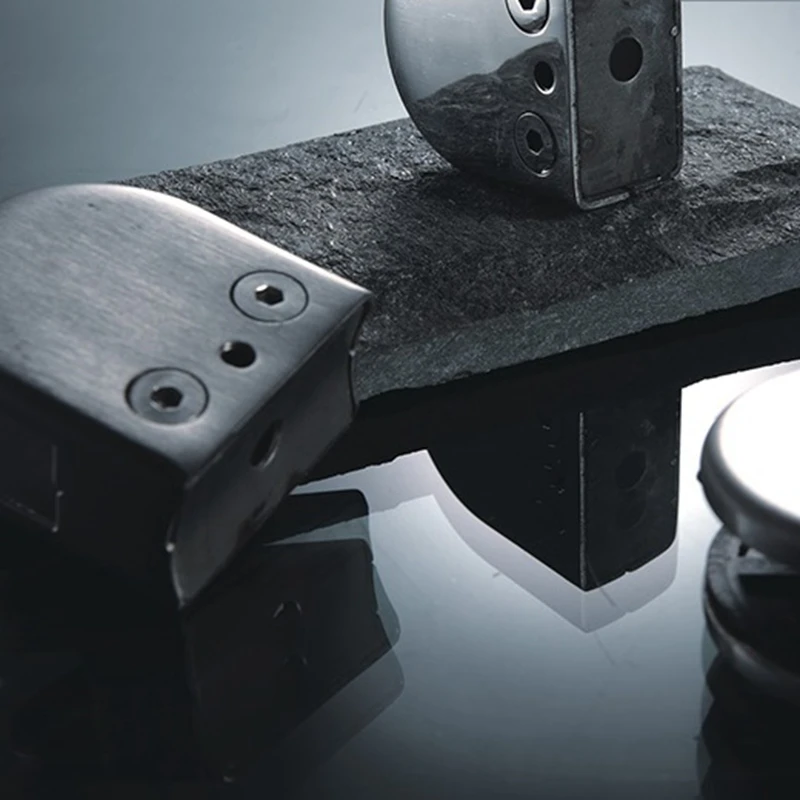 Квадратные стеклянные зажимы из нержавеющей стали регулируемый стеклянный