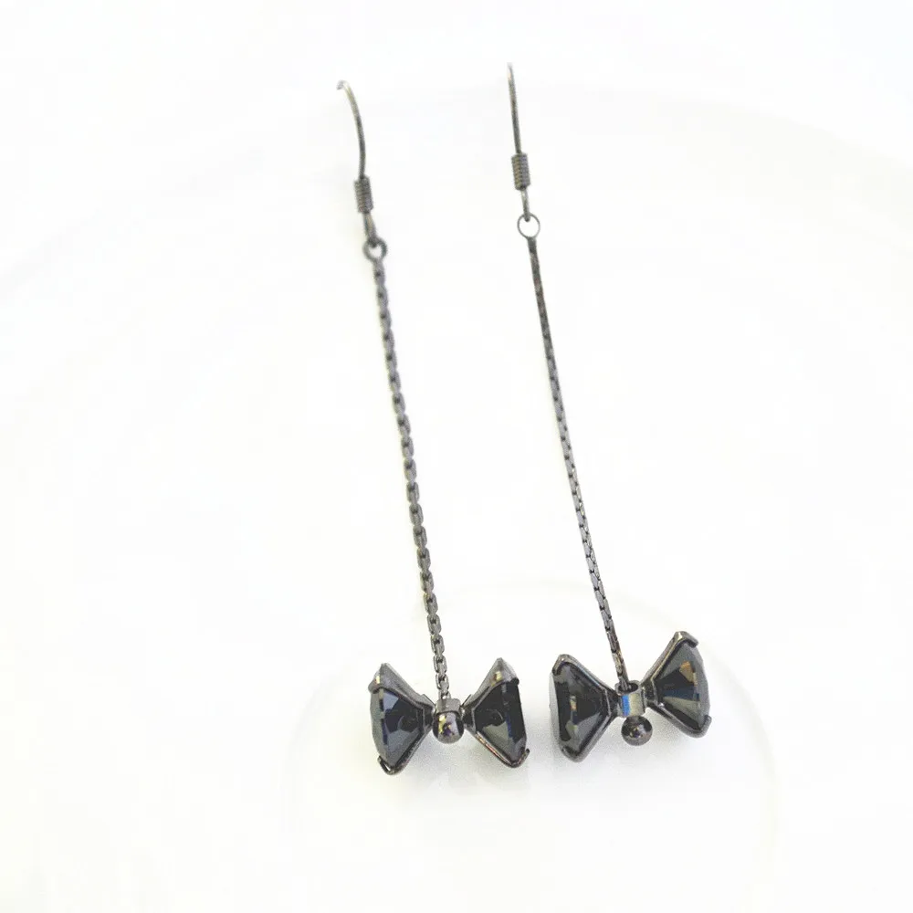 Gun Black Round Geometry Fashion Earring For Women Jewelry High Quality Free Shipping One 1 Pair Vintage Hot Sales Gift EA000243 | Украшения