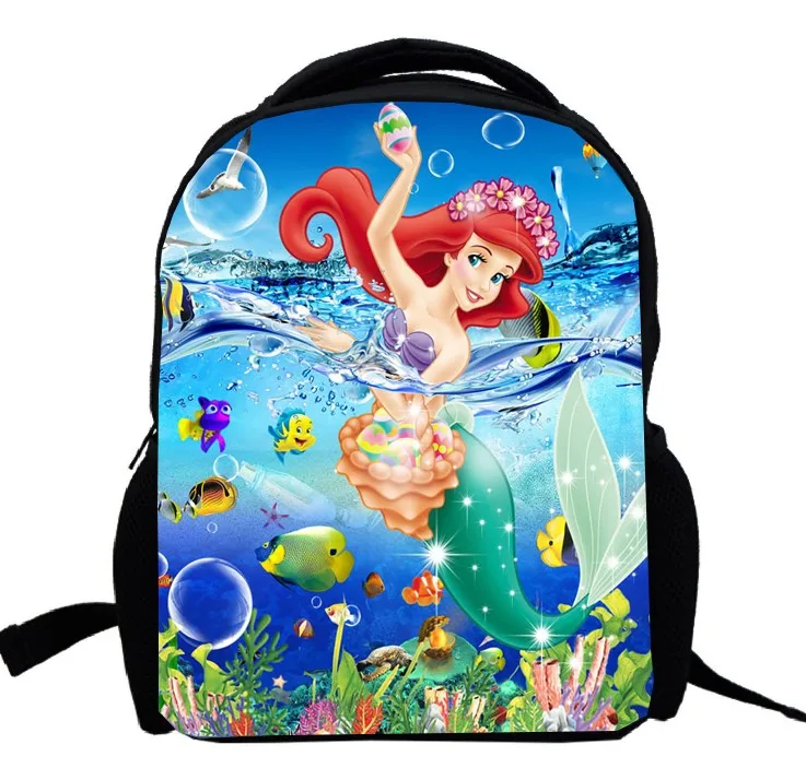 Рюкзак с русалочкой для девочек 15 дюймов двухслойный на заказ | Багаж и сумки