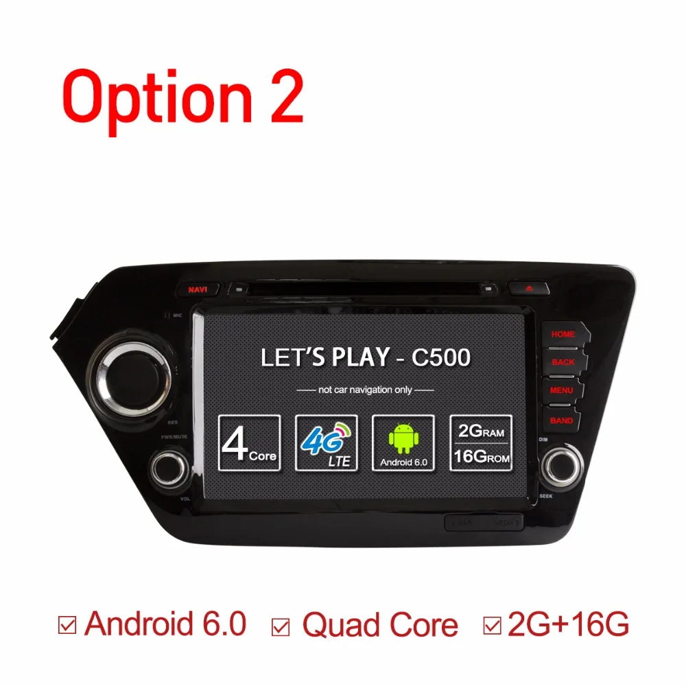 Ownice Android 6 0 4 ядра 2 ГБ Оперативная память для Kia k2 RIO 2010-2015 dvd-плеер gps Navi Поддержка 4G