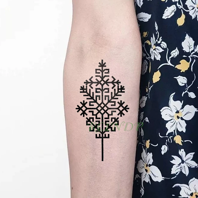 Waterproof Temporary Tattoo AUSTRAS KOKS Latvia symbol tatto stickers flash tatoo fake tattoos for girl women men | Красота и