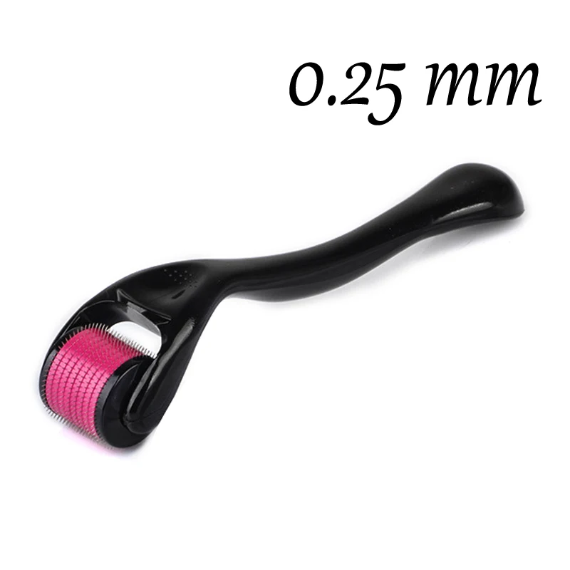 DARSONVAL DRS 540 Дерма ролик микро титановые иглы микроиглы мезороллер машина для ухода за кожей и тела - Цвет: black 0.25mm
