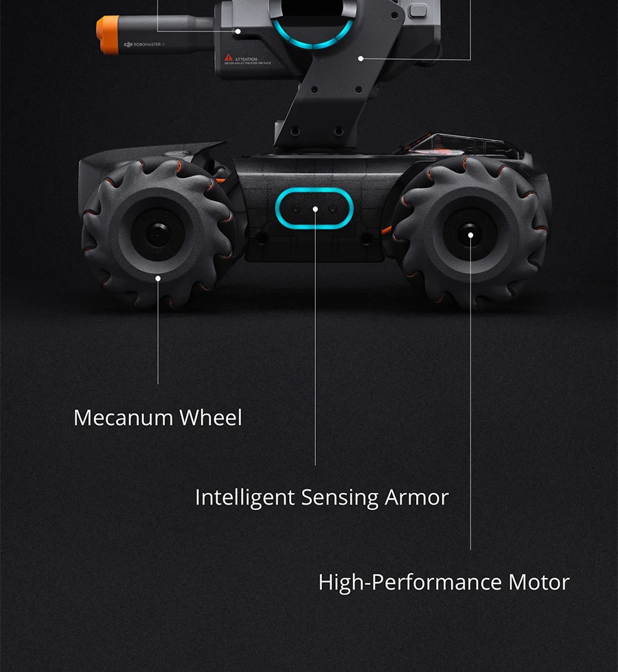 DJI RoboMaster S1 46 Programmable Components 6 Programmable AI Modules Low-latency HD FPV intelligent educational robot