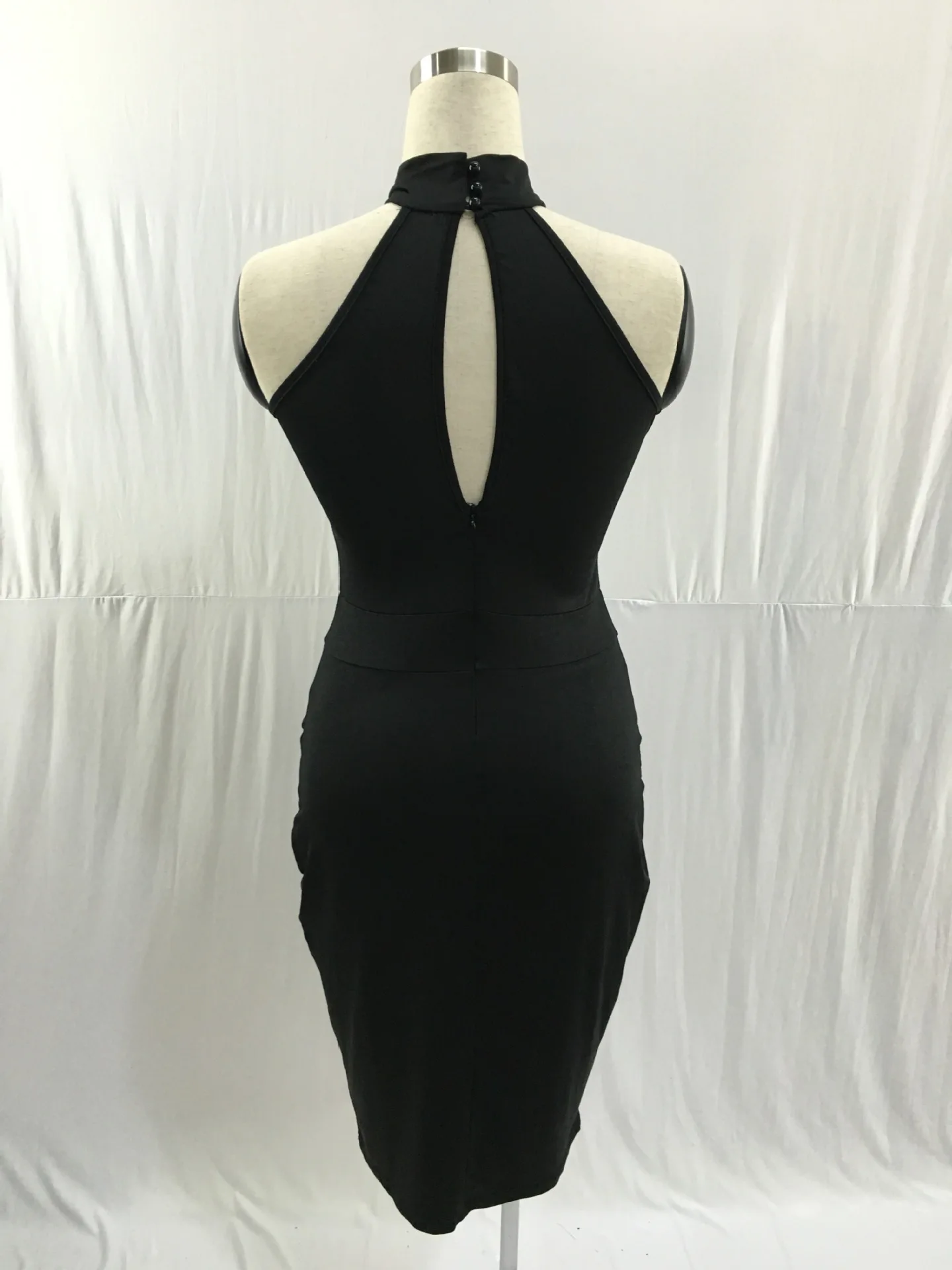 ZTVitality женское летнее платье 2019 Vestidos сексуальное однотонное черное футляр без