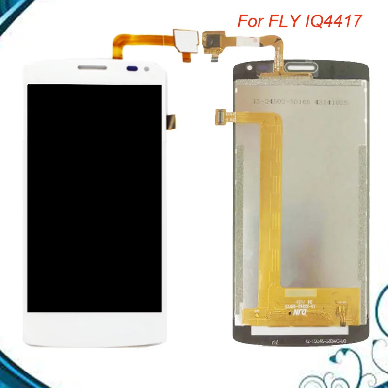 4 5 дюймов 854*480 Fly IQ 4417 ЖК-экран для IQ4417 ERA Energy 3 ЖК-дисплей полная сборка бесплатная