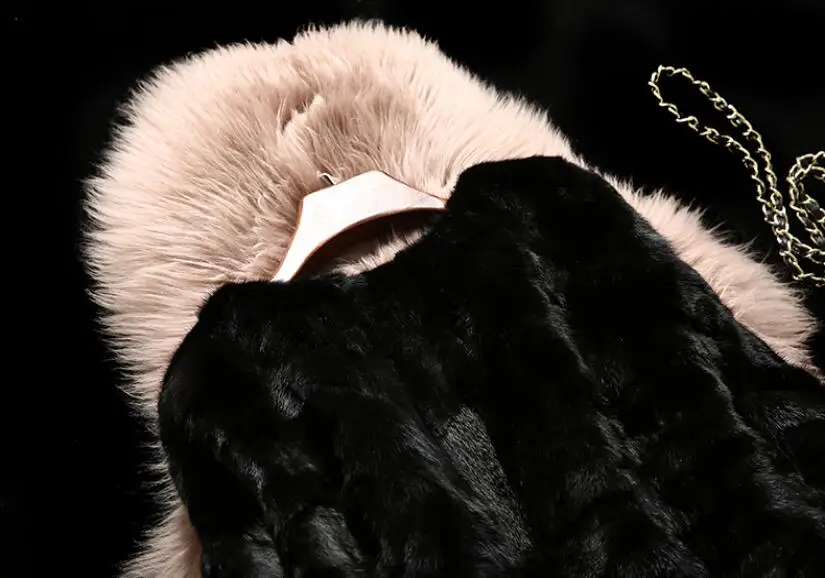 Новое поступление 2021 шуба из натурального меха норки с рукавами летучая мышь и