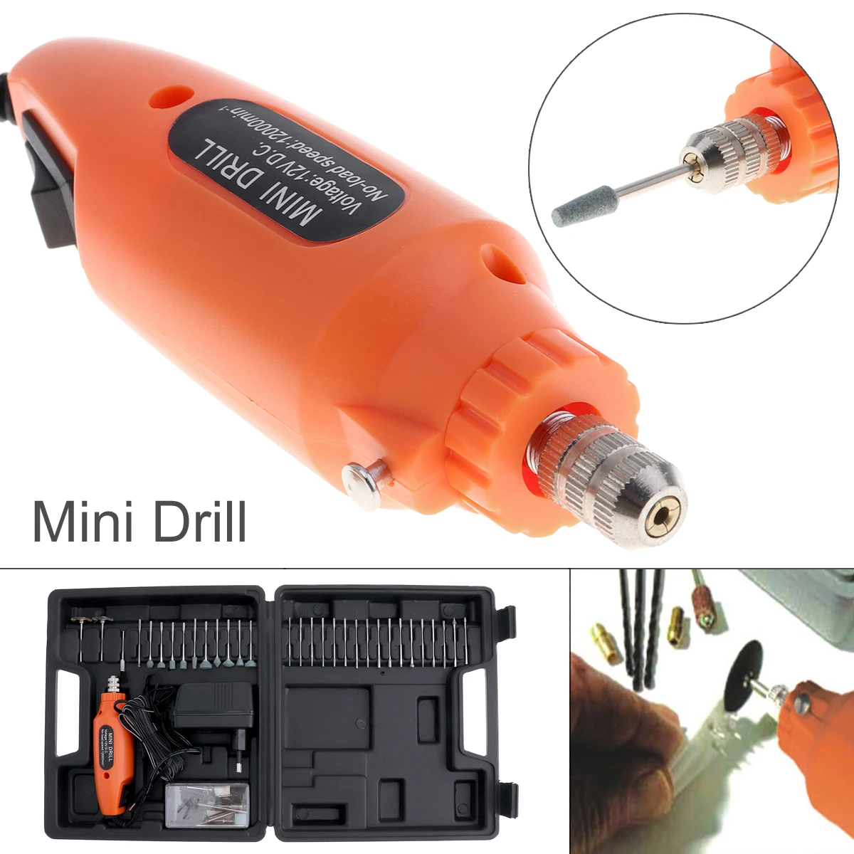 Беспроводная мини дрель 60 шт./компл. 12 В 12000 об./мин.|mini drill|mini drill eucordless mini |