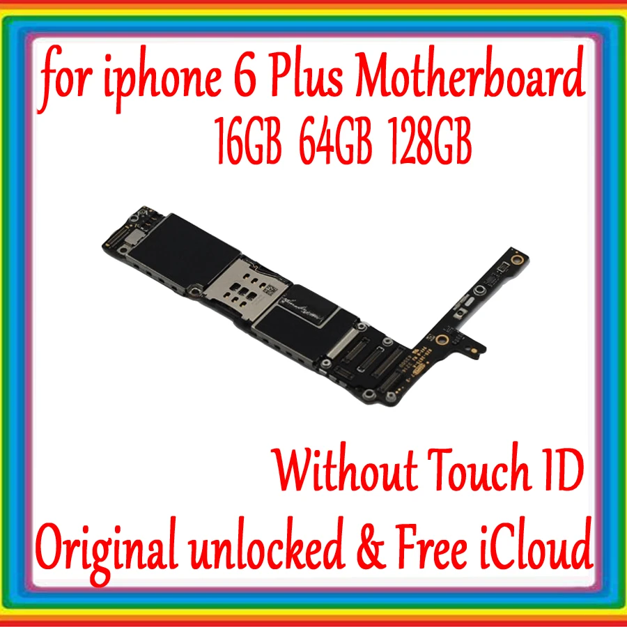 16 Гб/64 Гб/128 ГБ для iphone 6 plus материнская плата с сенсорным ID/без сенсорного ID