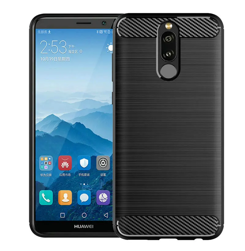 Анти-телефон с распознаванием отпечатка пальца чехол для Huawei Mate 10 Lite RNE-L01 RNE-L02 RNE-L21