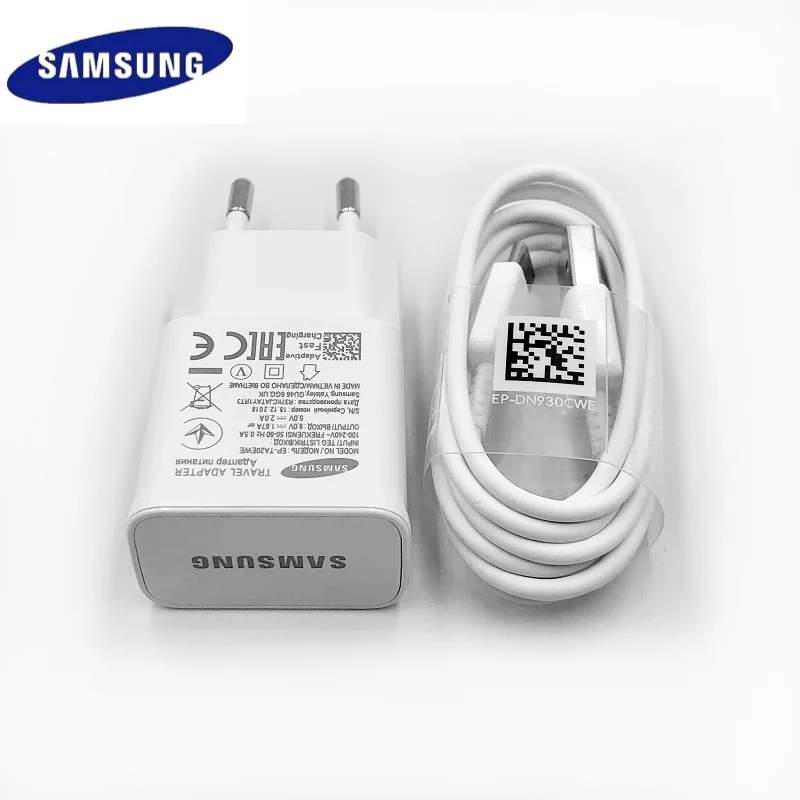 samsung usb зарядное устройство USB быстрый адаптер быстрое зарядное устройство 1,2 TYPE C кабель для Galaxy S8 S9 Plus Note 8 9 A3 A5 A7