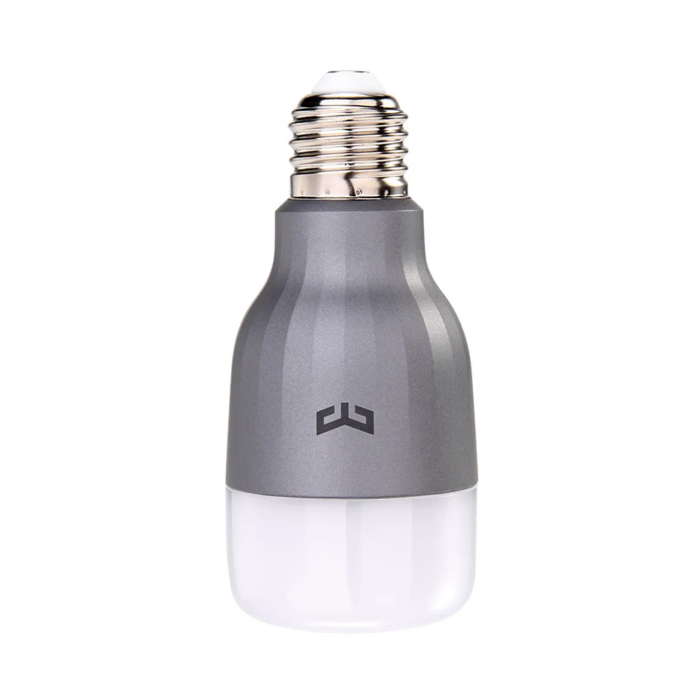 Лампа LED Smart Bulb бренда Yeelight с управлением через WIFI и возможностью настройки цвета и яркости для использования дома. Быстрая доставка.