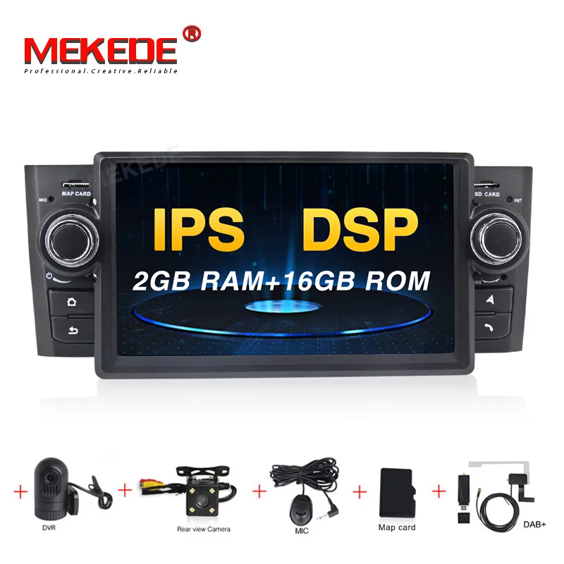 16G CAMERA DVR DAB MEKEDE Android 9,0 четырехъядерный Автомобильный DVD Радио стерео плеер для Fiat/Grande/Punto/Linea 2007-2012 Мультимедиа gps Navi RDS Wifi FM - Цвет: 16G CAMERA DVR DAB