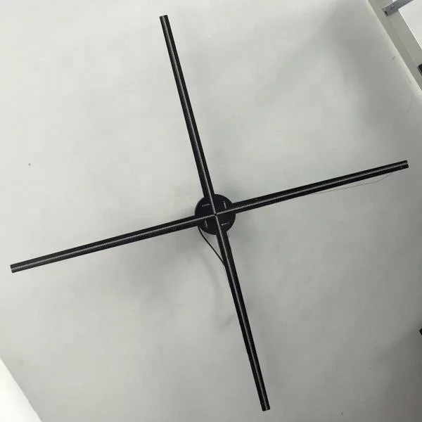 100cm wifi bluetooth Большой 100 см 3D Голограмма рекламный светильник wifi bluetooth голографический вентилятор голограмма светодиодный вентилятор голограмма дисплей логотип дисплей продукта - Мощность в ваттах: 100cm wifi bluetooth