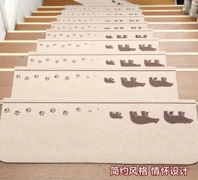 Самоклеящиеся коврики для лестницы Нескользящие защитные подкладки 5