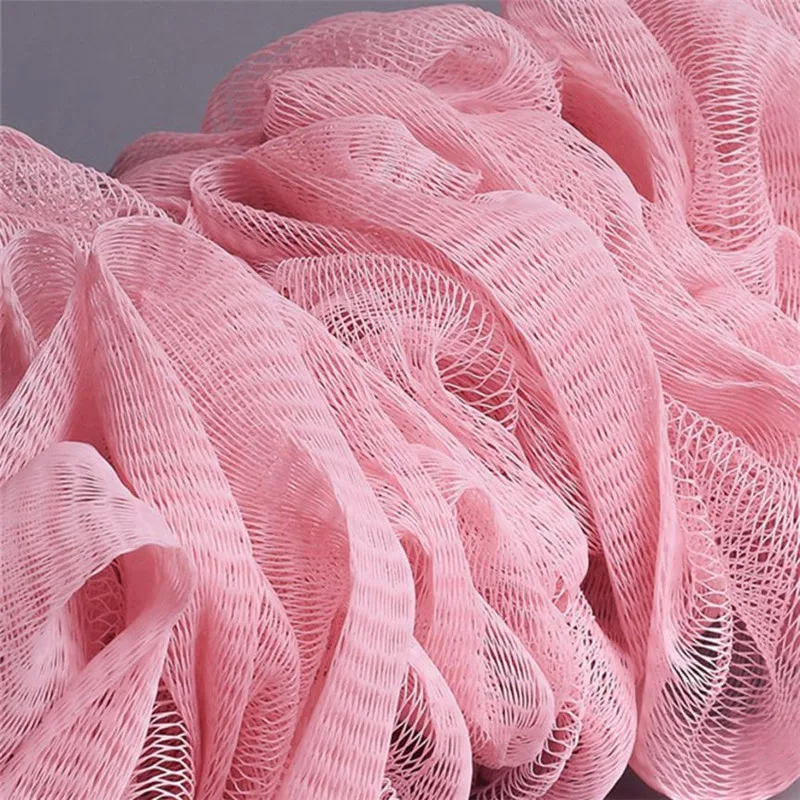 Новая длинная ручка висячая мягкая сетка задняя Мочалка для душа и ванны губка