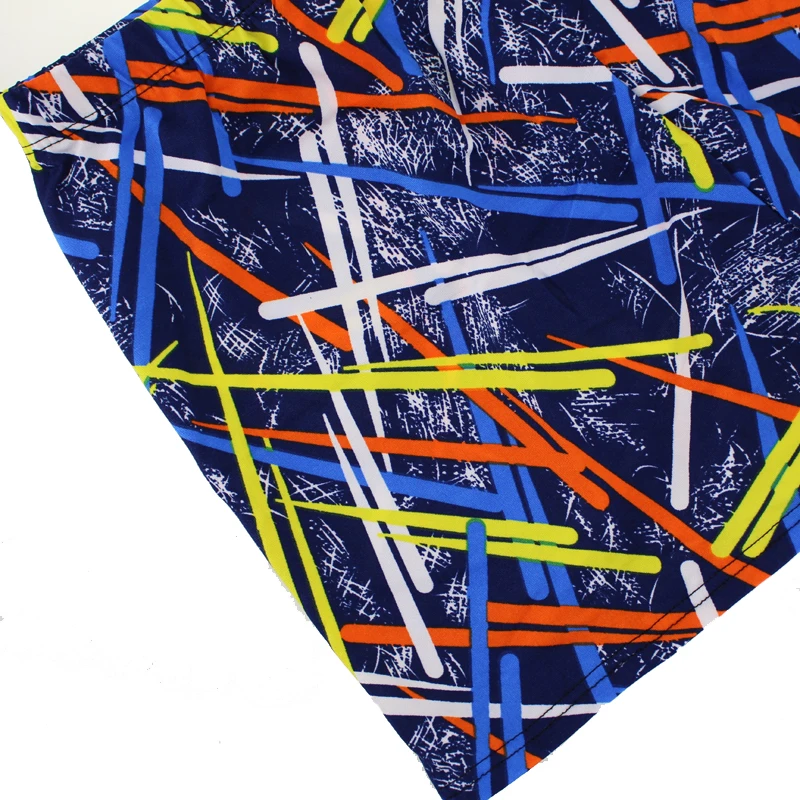 Мужские плавки с цветными полосками для бассейна пляжные трусы купальник