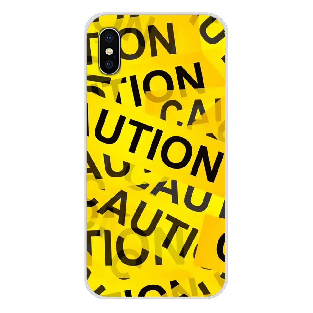Будьте осторожны желтый Забавные Маски для HTC One U11 U12 X9 M7 M8 A9 M9 M10 E9 Plus Desire 630 530 626 628 816