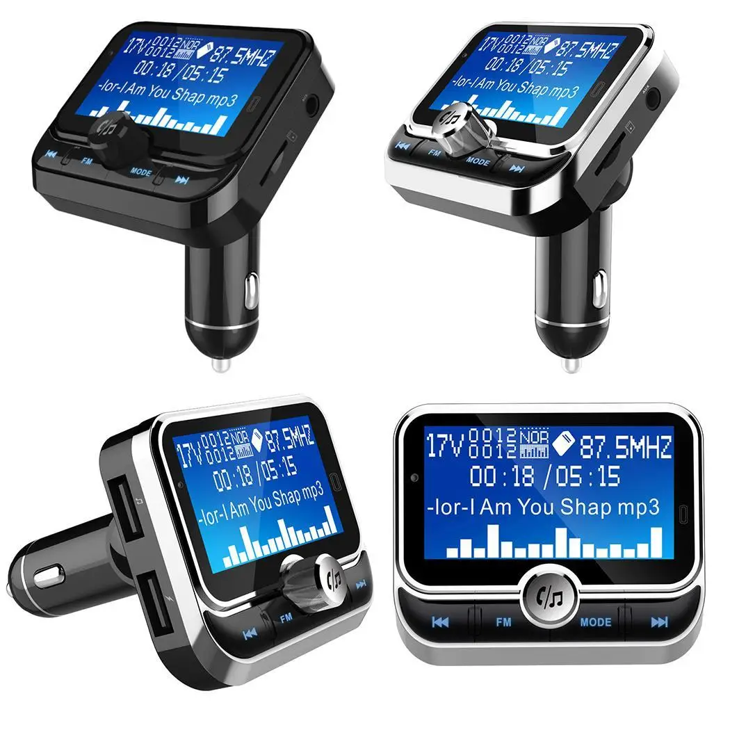 Портативный USB автомобильный fm-передатчик Bluetooth&gt 68дб беспроводной около 2 м