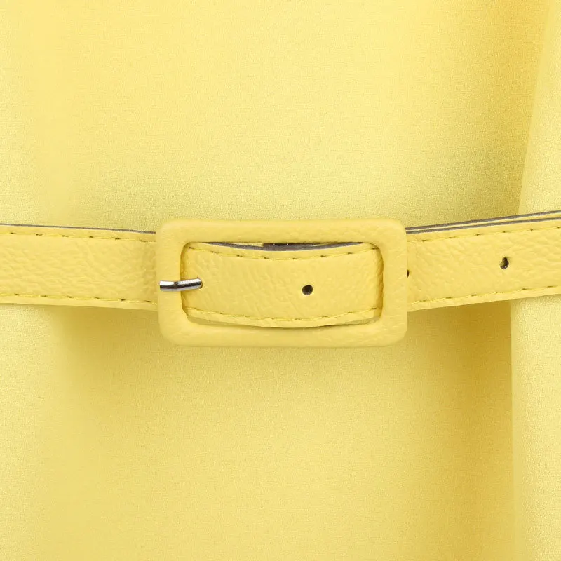 2014 новый европейский и американский стиль пр платье оптово шифон свежий сплошной