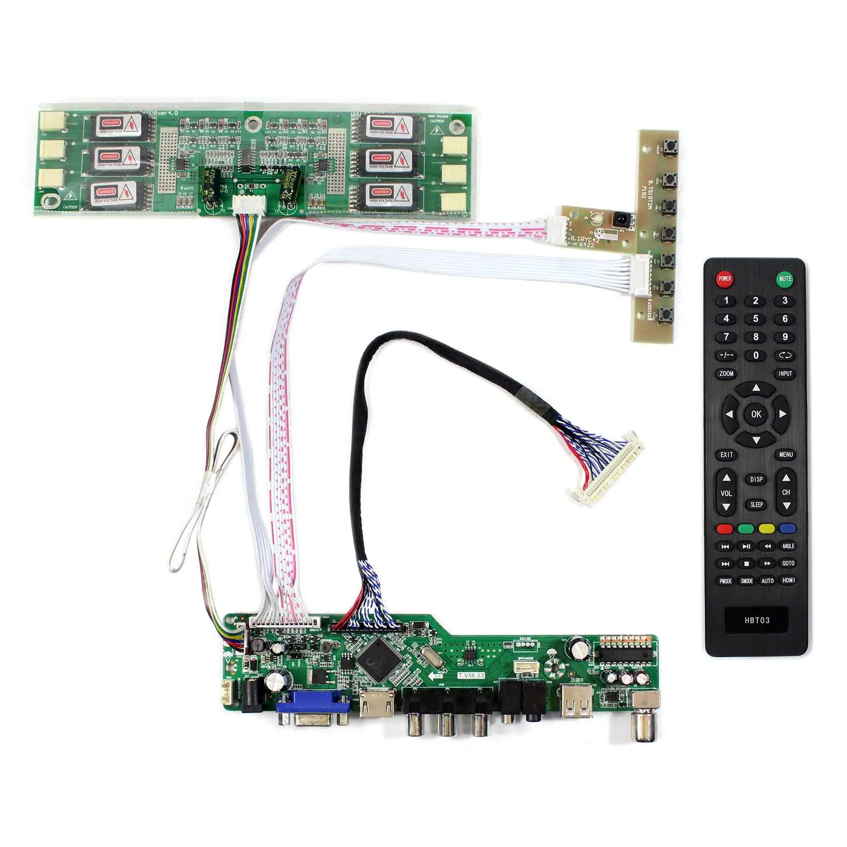 

G220SW01 V0 HD MI VGA AV USB RF LCD Controller Board 1680x1050 Resolution Audio Input HD MI LCD Controller