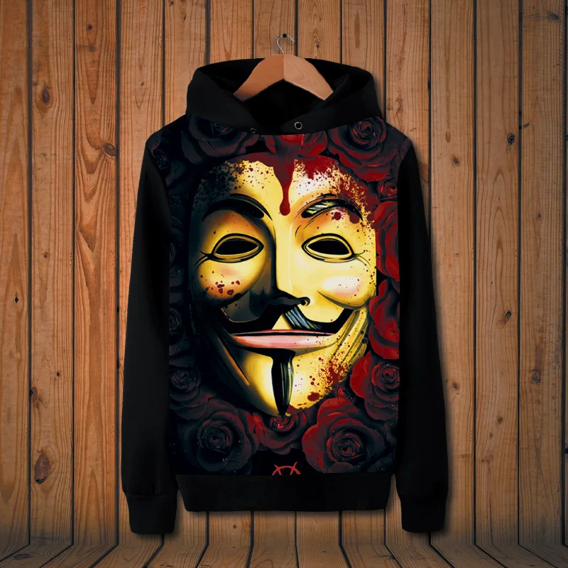 

American style stranger 3D character printing fashion boutique pullover hoodies Autumn&Winter New quality sweatshirts men S-4XL